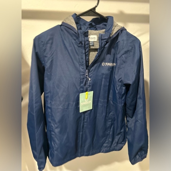 Magellan Outdoors Kids Navy Raincoat - Picture 1 of 4